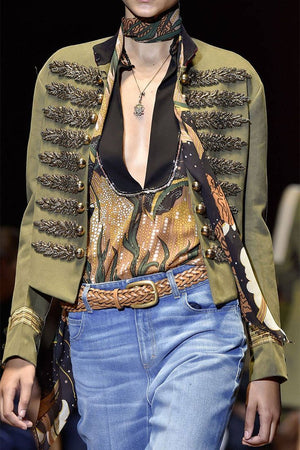 S/S2015 Gucci runway napoleon military jacket