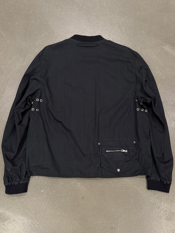 2000s Prada nylon moto light jacket
