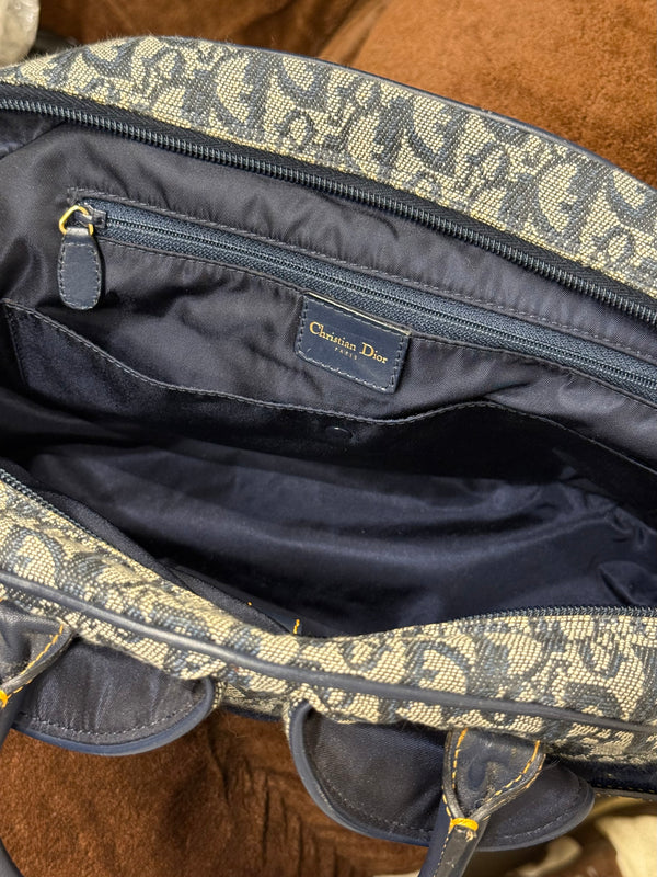 2000s Dior by Galliano bowling monogram bag
