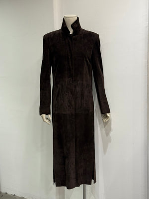 A/W2001 Gucci by Tom Ford long suede coat