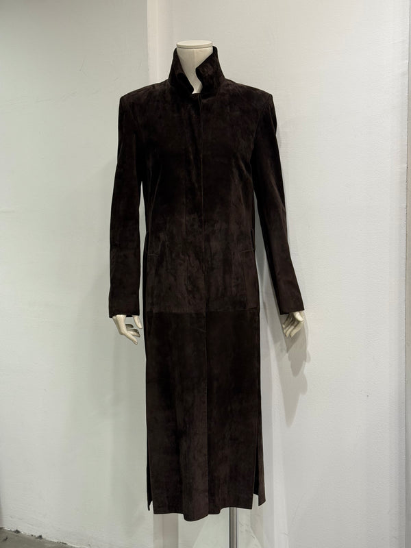 A/W2001 Gucci by Tom Ford long suede coat