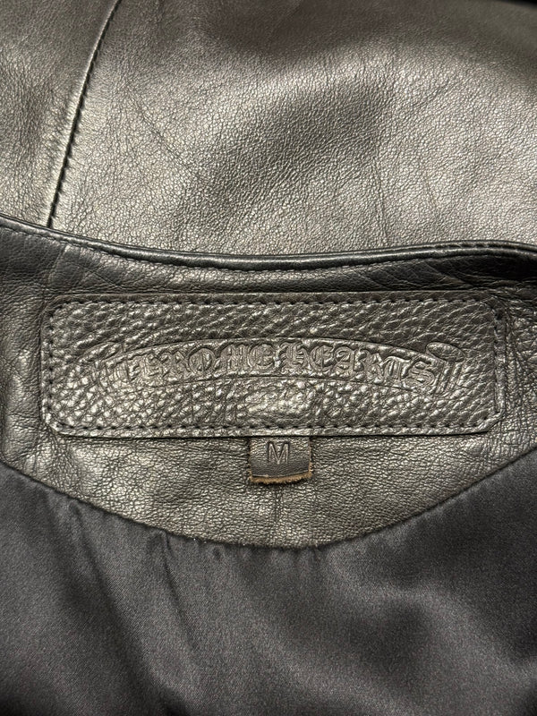 1990s Chrome Hearts leather vest