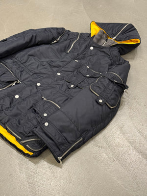 A/W2003 Dolce & Gabbana multi-zipper tornado cargo jacket