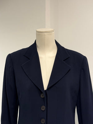 1990s Hermes wool tailored blazer