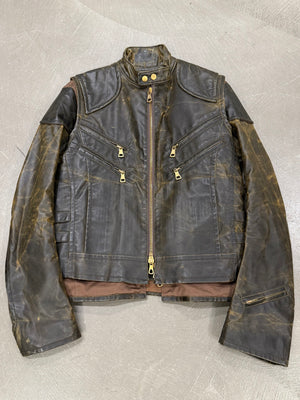 A/W2003 Dsquared2 3-in-1 runway coated military jacket