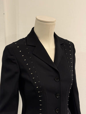 A/W2003 Dolce & Gabbana hook and eye tailored blazer