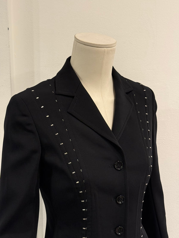 A/W2003 Dolce & Gabbana hook and eye tailored blazer