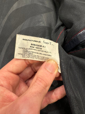 2000s Armani tie dye leather jacket