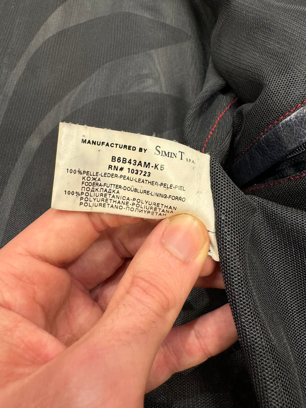 2000s Armani tie dye leather jacket