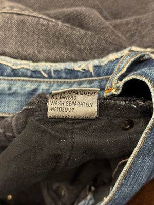 A/W2006 Dior by Hedi cummerbund jeans