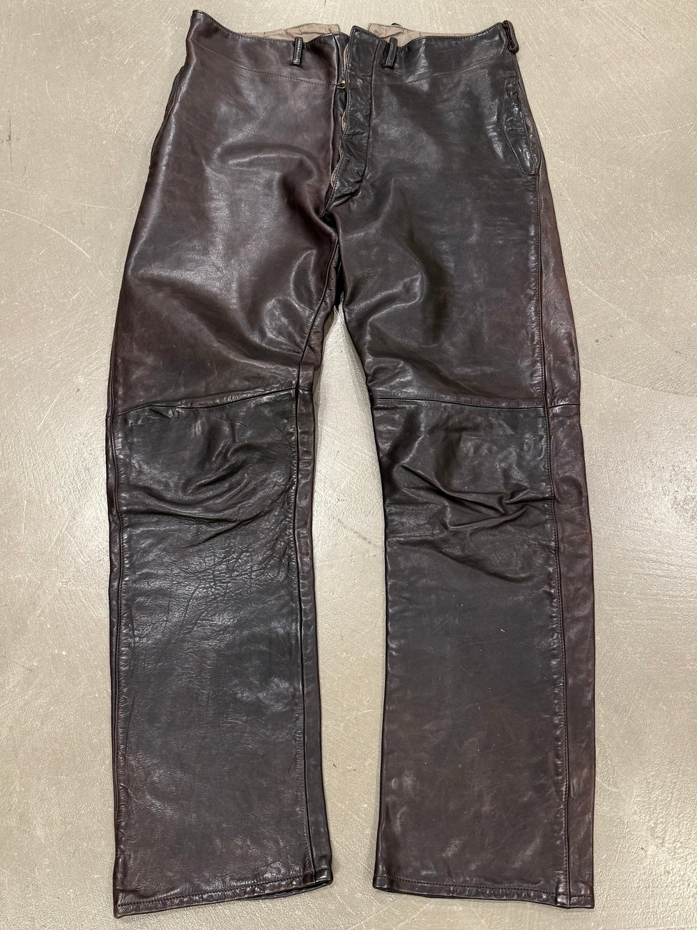1990s Emporio Armani leather pants