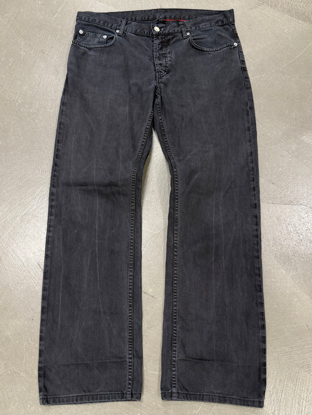 2000s Prada straight-leg denim pants