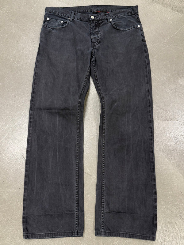 2000s Prada straight-leg denim pants