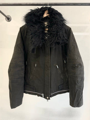 A/W 1999 Helmut Lang Moleskin Astro Biker Jacket