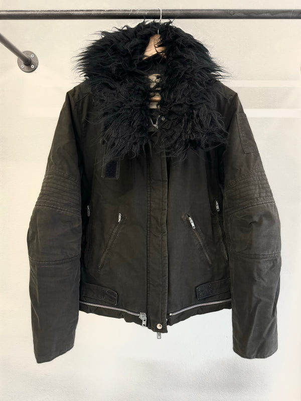 A/W 1999 Helmut Lang Moleskin Astro Biker Jacket