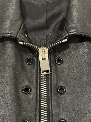 S/S2015 Saint Laurent Paris by Hedi Slimane biker leather vest