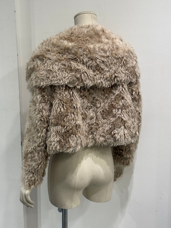 A/W2011 Prada mohair faux fur croupes jacket