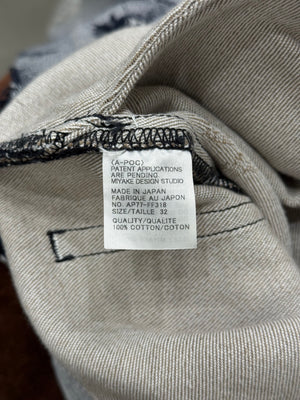 2000s Issey Miyake A-POC distressed pants