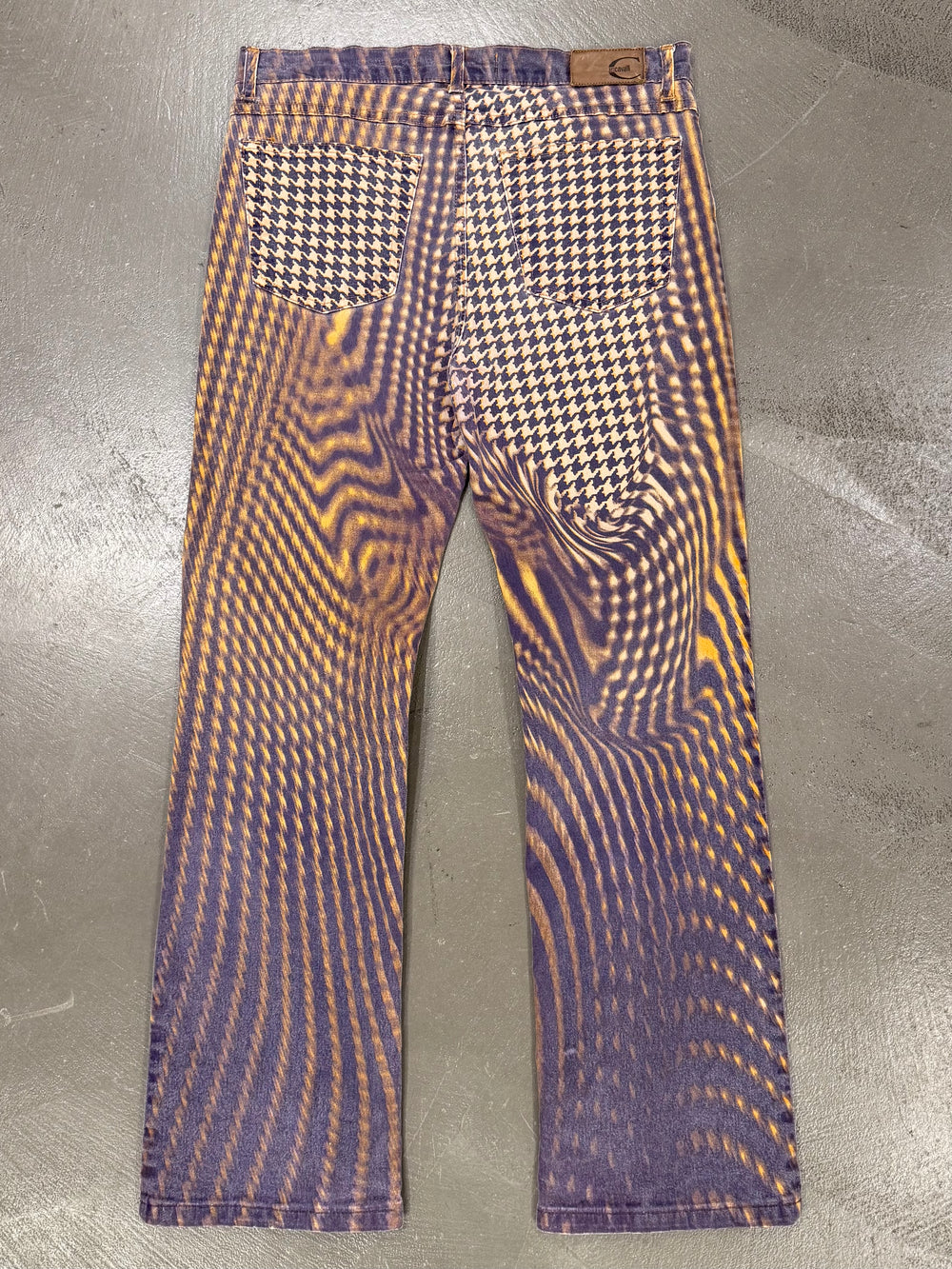 2000s Cavalli optic illusion pants