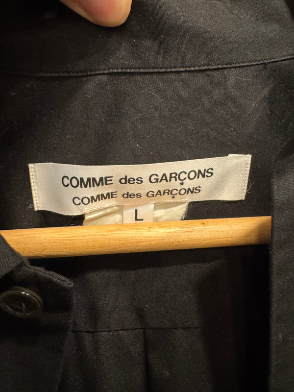 2018 Comme des Garçons deconstructed asymmetrical shirt