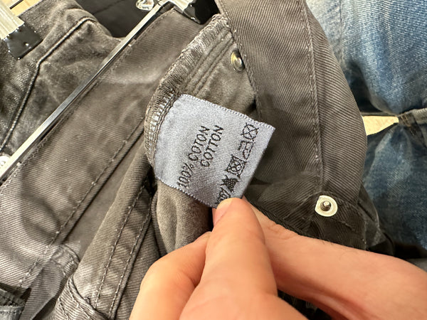 2000s Dior by Hedi Slimane stone wash jeans