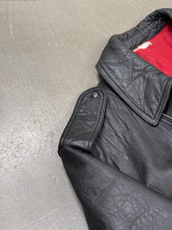 1990s Emporio Armani biker leather jacket