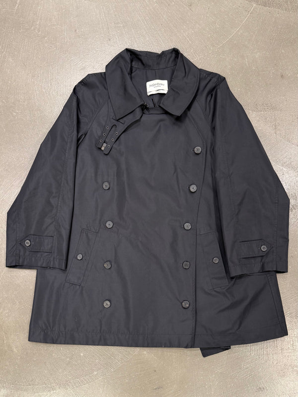2000s Yves Saint Laurent by Tom Ford oversized double breasted trench coat