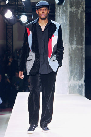 A/W2003 Y’s Yohji Yamamoto runway patchwork geometric blazer