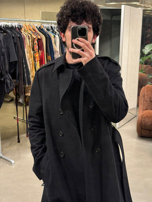 A/W2008 Dior paneled military wool belted coat