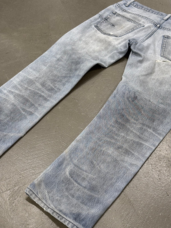 2000s Dior by Hedi Slimane faded jeans