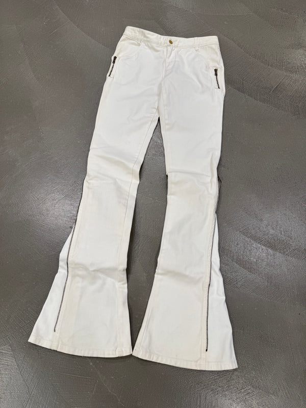 2003 Gucci by Tom ford zipper flared jeans