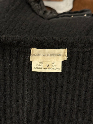 2000s Comme des Garçons deconstructed knit cardigan