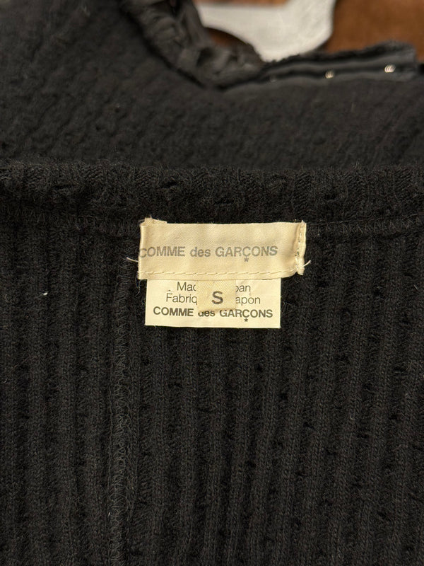 2000s Comme des Garçons deconstructed knit cardigan