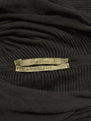S/S 2007 Rick Owens Wishbone paneled top
