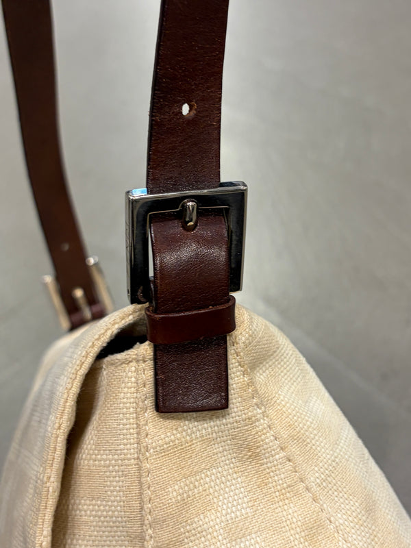 2000 Fendi monogram zucca mama baguette bag