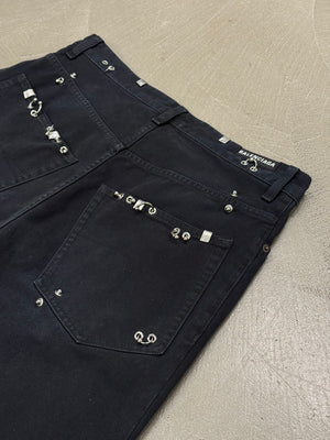 S/S2024 Balenciaga pierced wide-leg jeans
