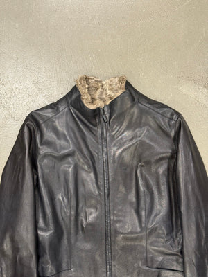 1999 Gucci by Tom Ford 2 in 1 fur leather jacket