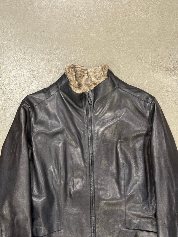 1999 Gucci by Tom Ford 2 in 1 fur leather jacket