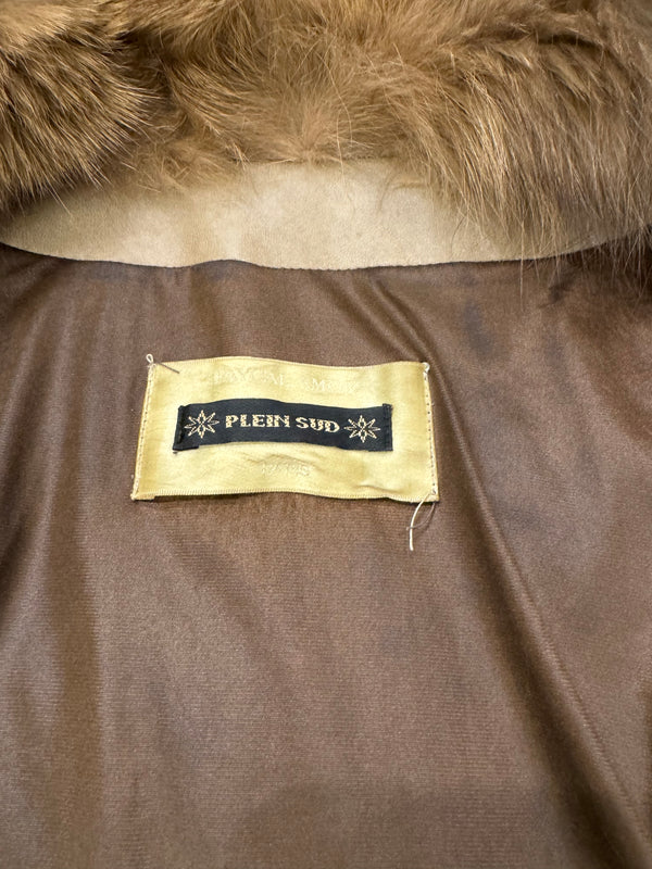 1990s Plein Sud real fur cropped jacket