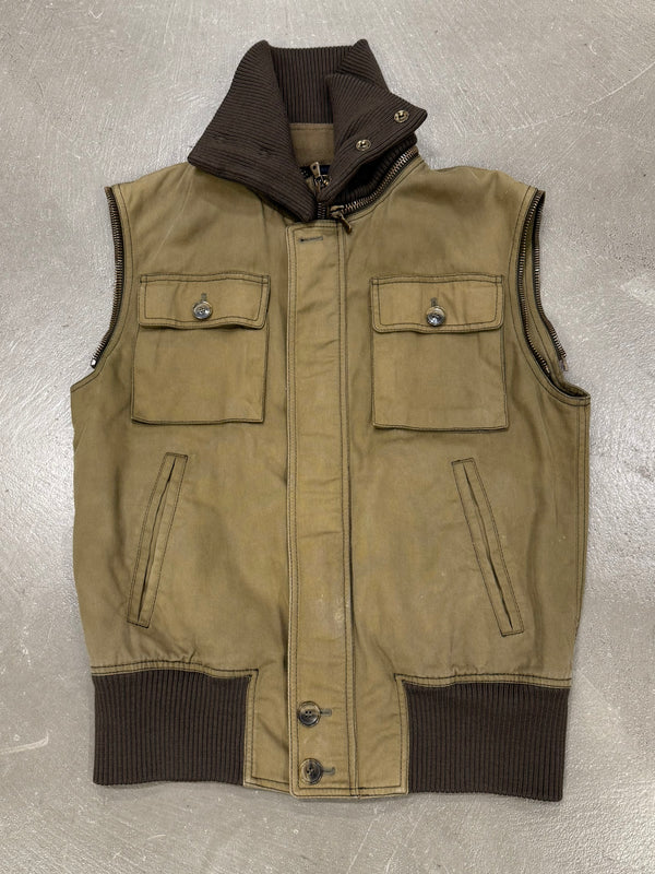 A/W2003 Dolce & Gabbana runway bomber jacket with multi pocket construction