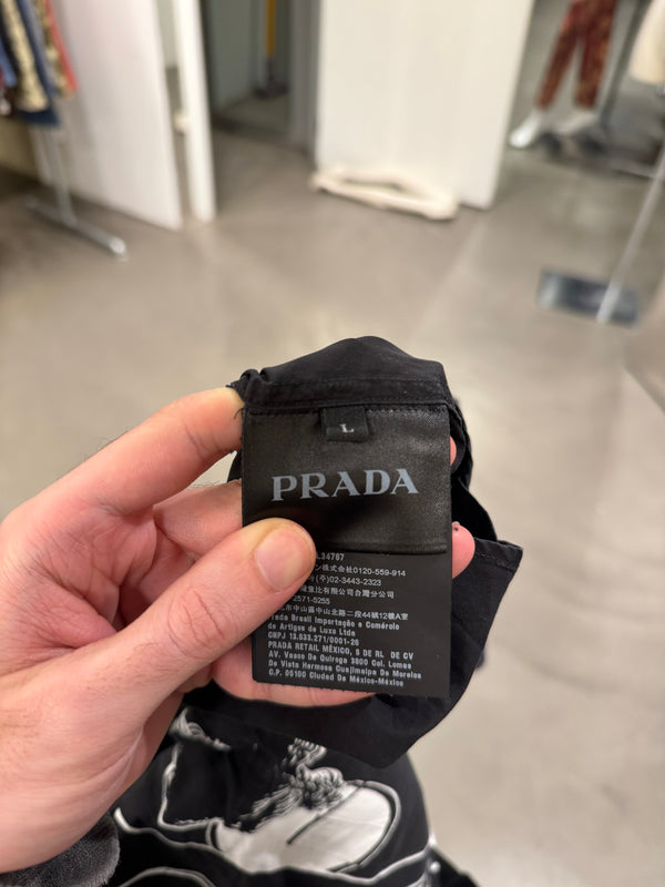 S/S 2018 Prada James Jean “Laser Monkey” runway shirt