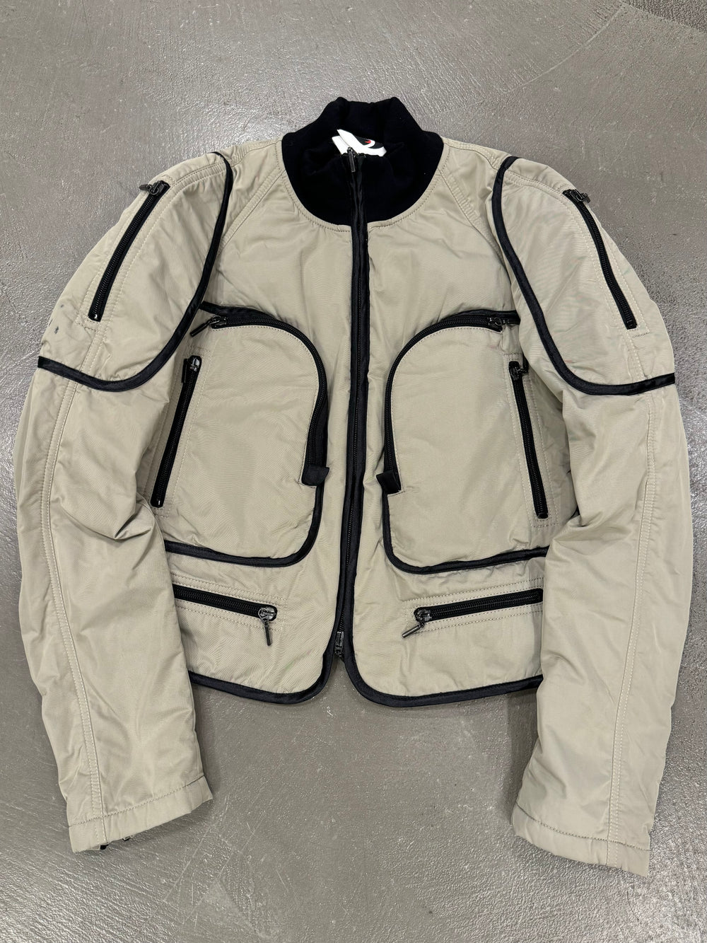2000s Plein Sud cargo utility nylon jacket