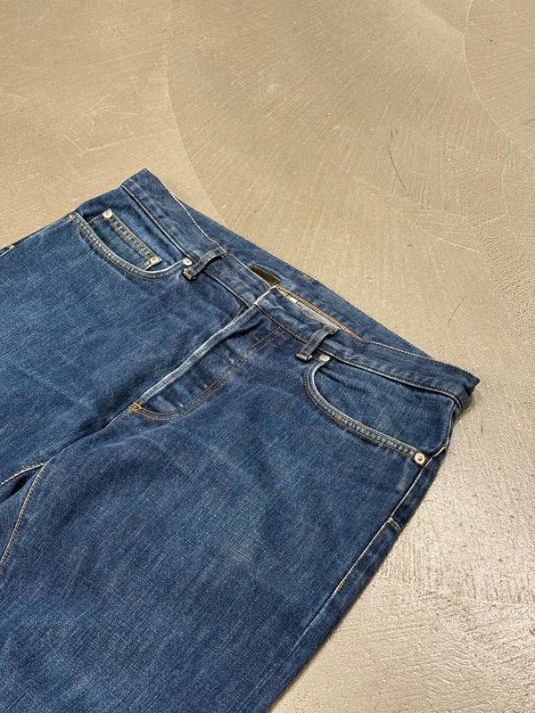 2000s Dior by Hedi Slimane classic raw denim jeans