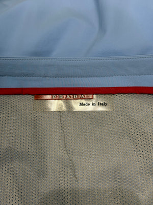 2000s Prada nylon patch pocket midi skirt
