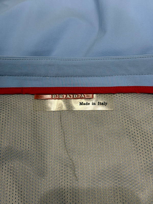 2000s Prada nylon patch pocket midi skirt