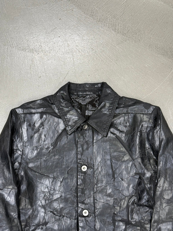 2024 Rick Owens "Jumbo Worker" megacrust denim jacket