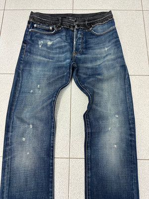 AW2006 Dior by Hedi cummerbund jeans