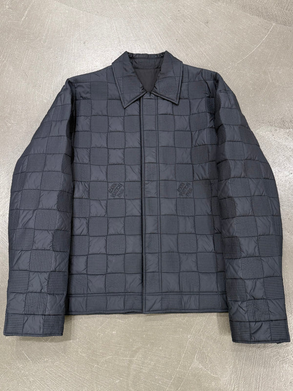 2021 Louis Vuitton quilted damier padded jacket