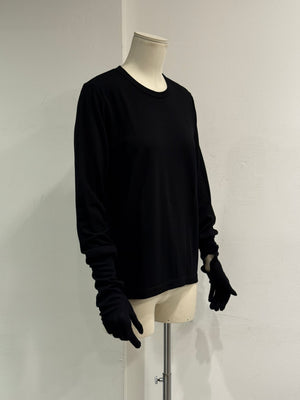 2000s Comme des Garçons glove sleeve knit sweater