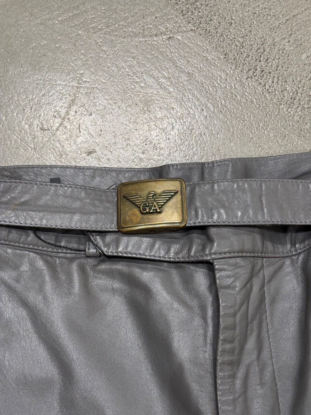1980s Giorgio Armani leather pants